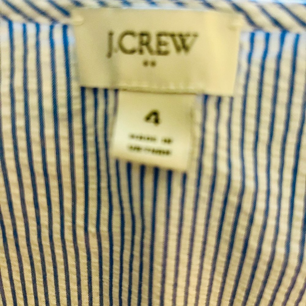 J. Crew Seersucker Dress - new!  never worn. - Picture 4 of 4